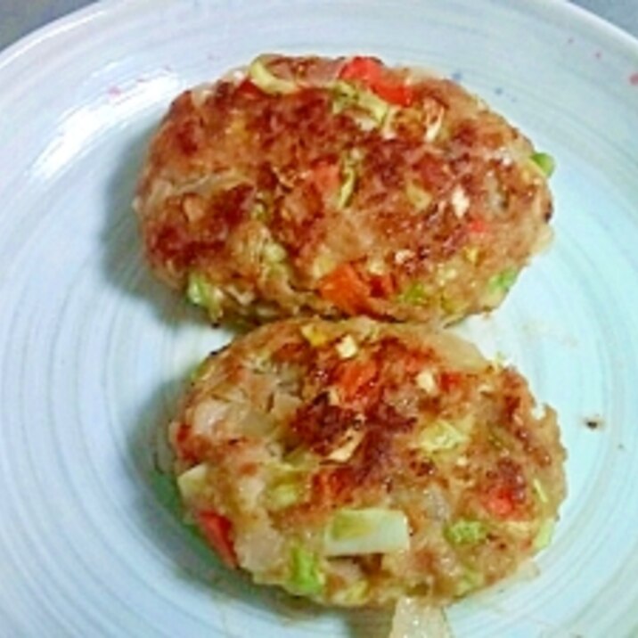 野菜たっぷりハンバーグ